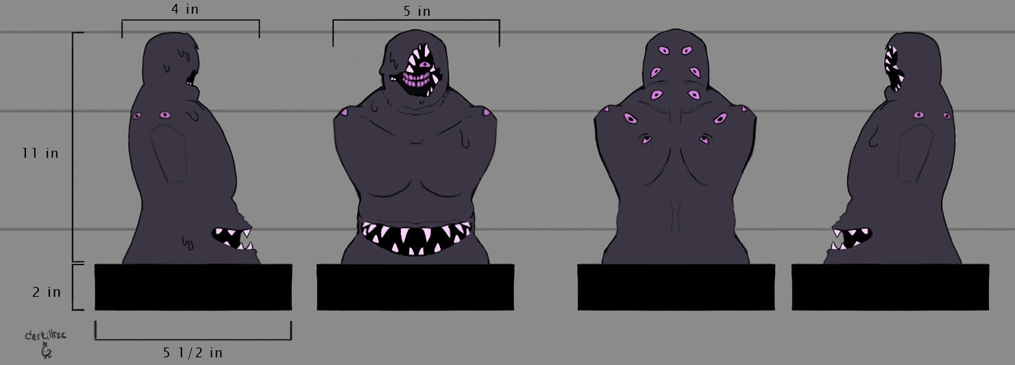 Villain Bust Measurements